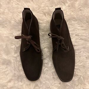 Stacy Adams Brown Suede Leather Chukka Boots | Men’s 8